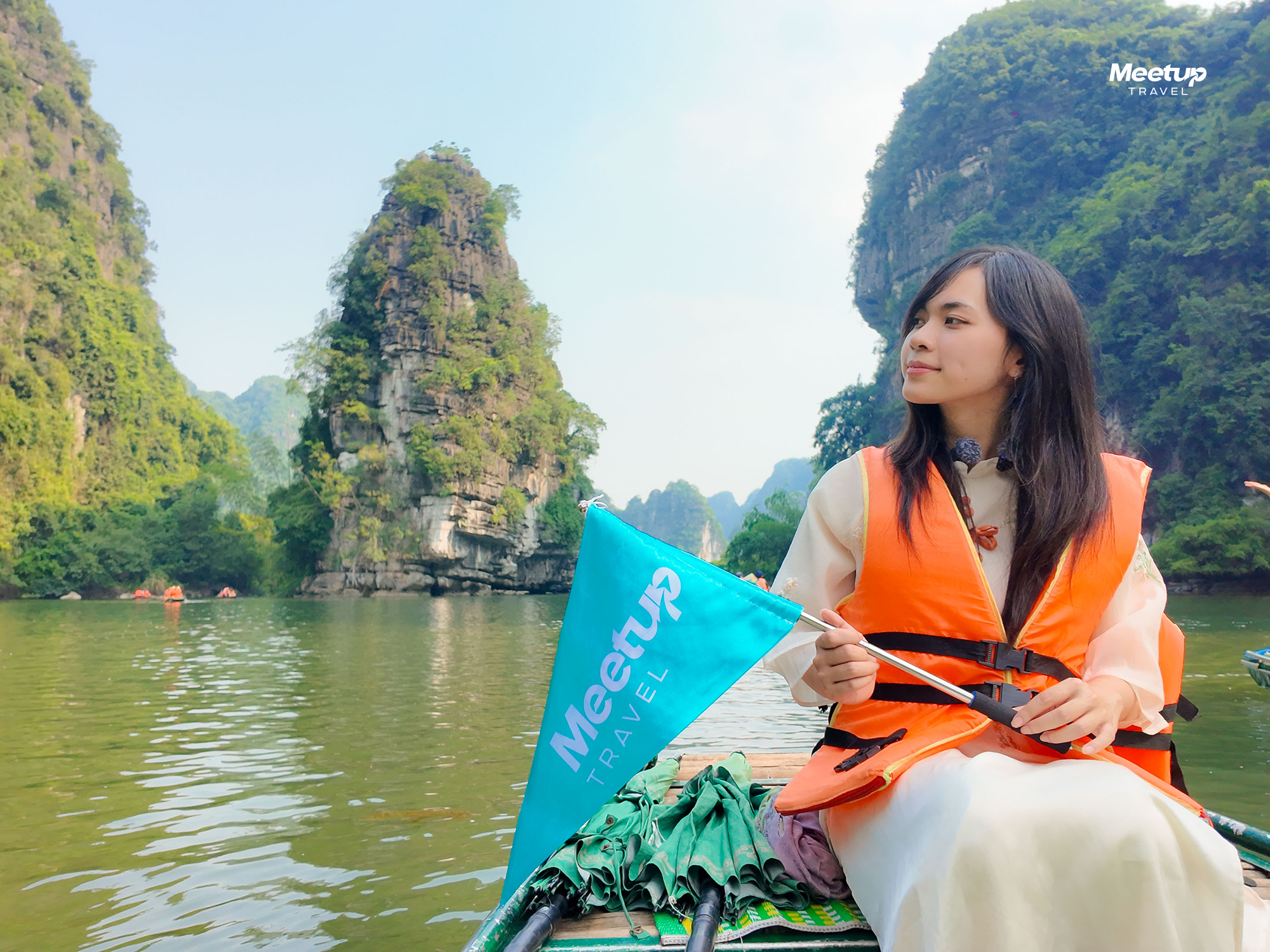 Trang An by rowboat, photo 2