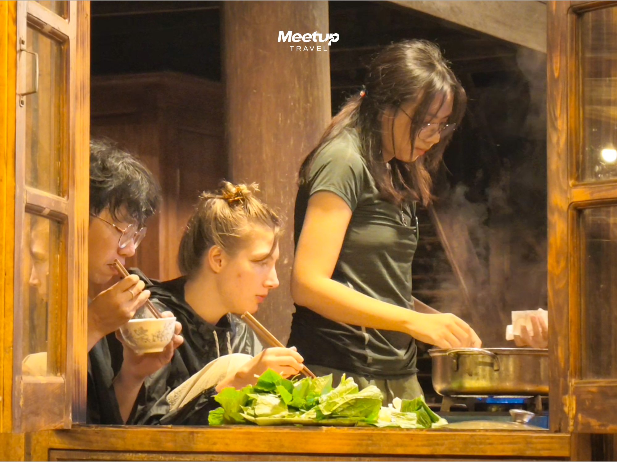 Red Dao homestay: dinner by the fire, photo 3