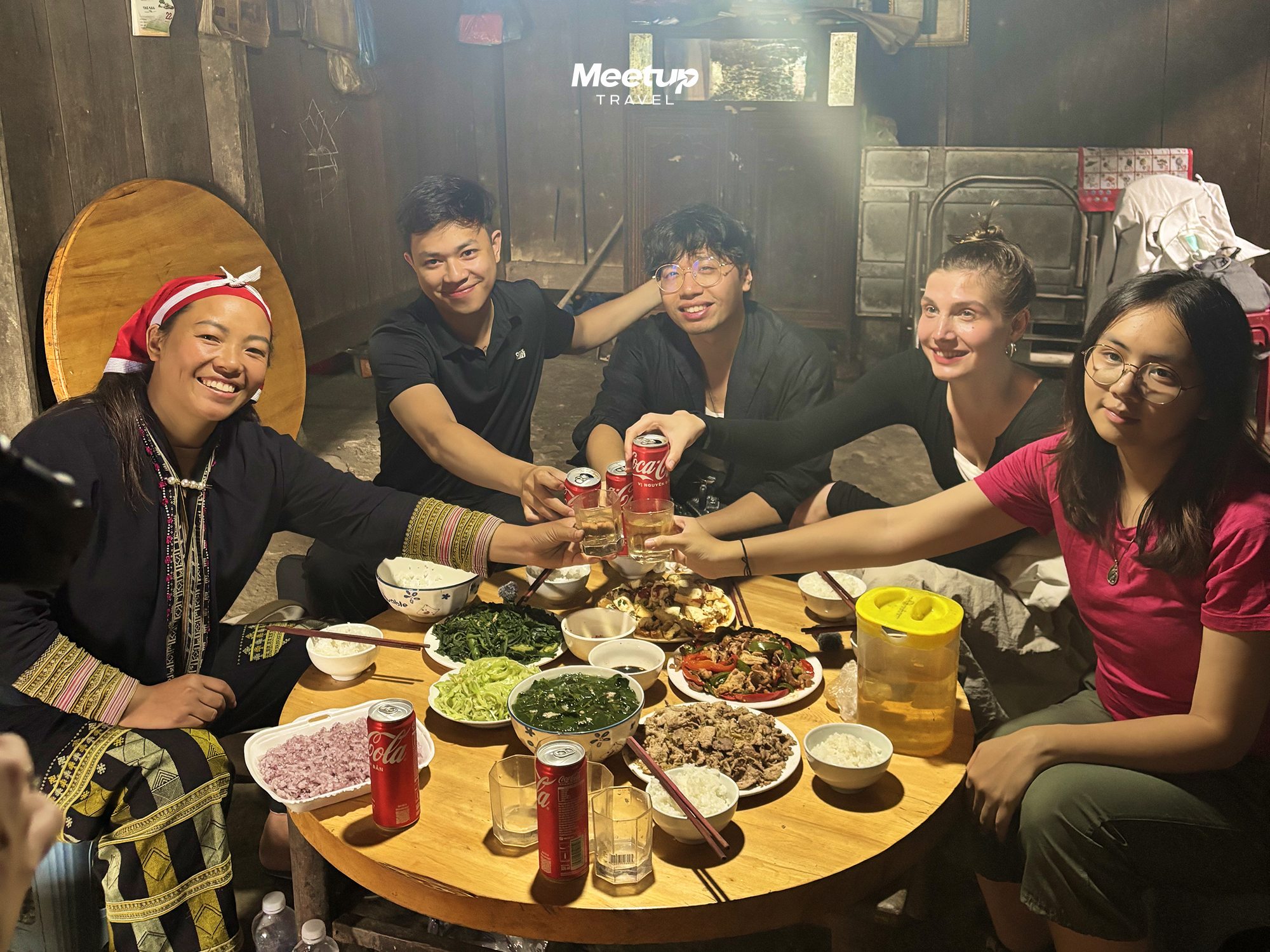 Lunch with the host family in Ta Phin, photo 1