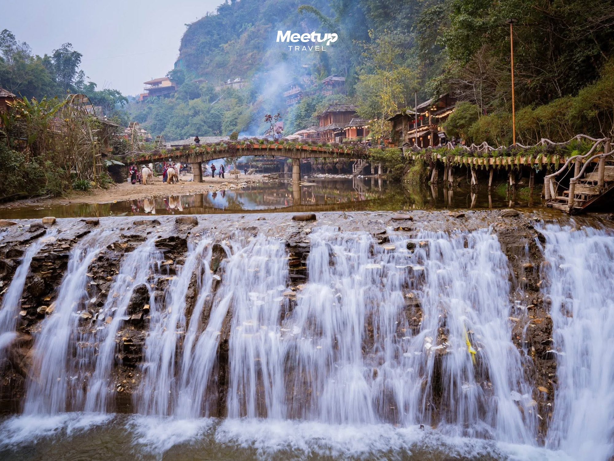 Cat Cat village and Tien Sa waterfall, photo 1