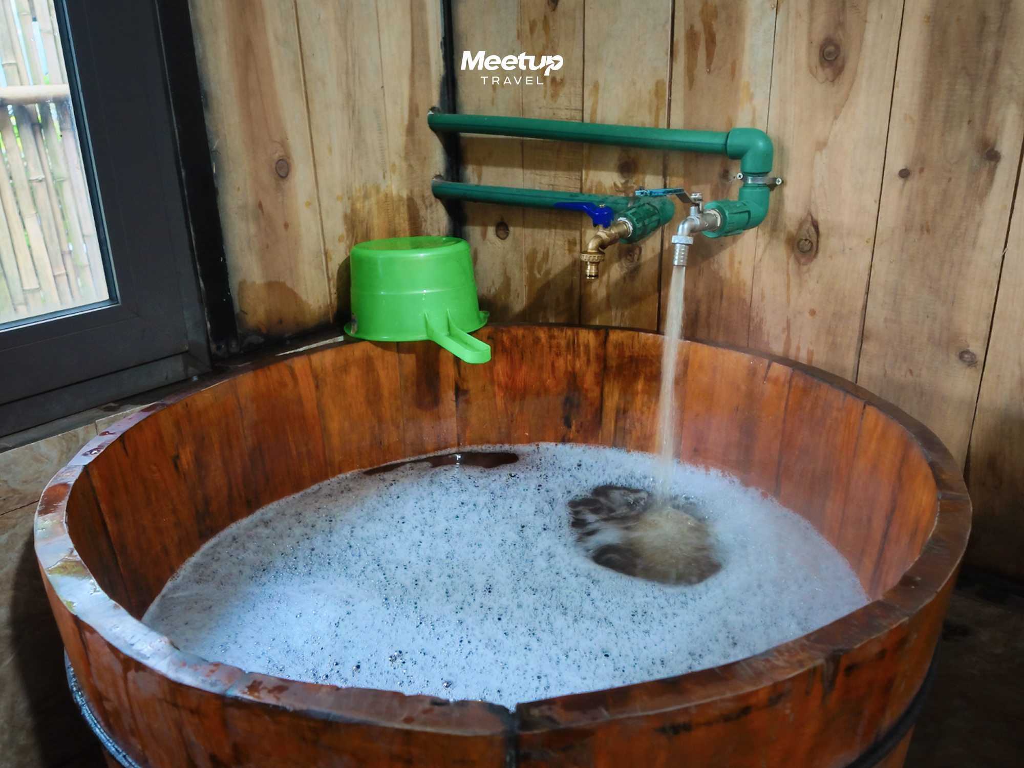 Red Dao herbal bath with forest herbs