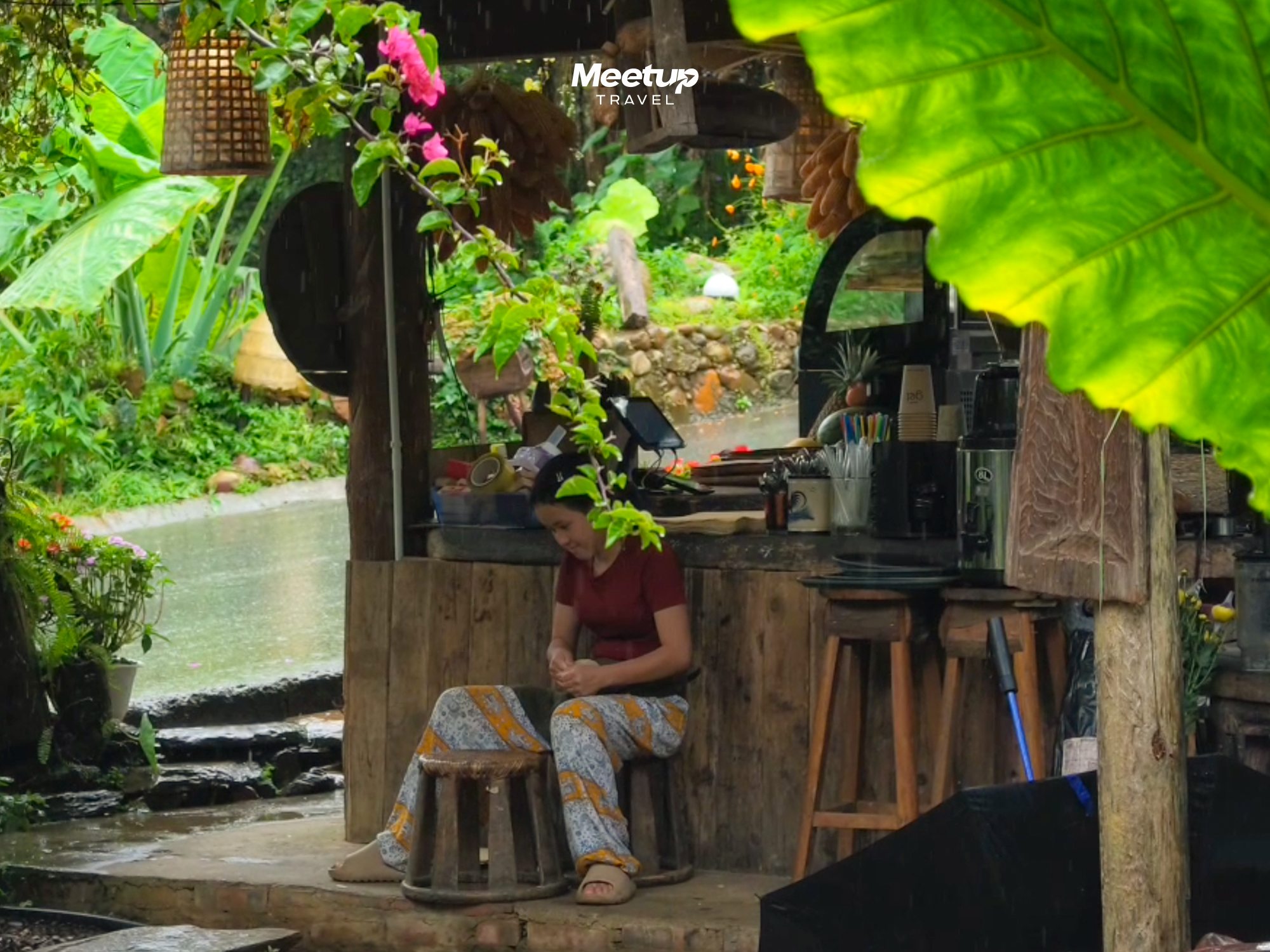 Sunset and cats at SaMoc Cafe, photo 5