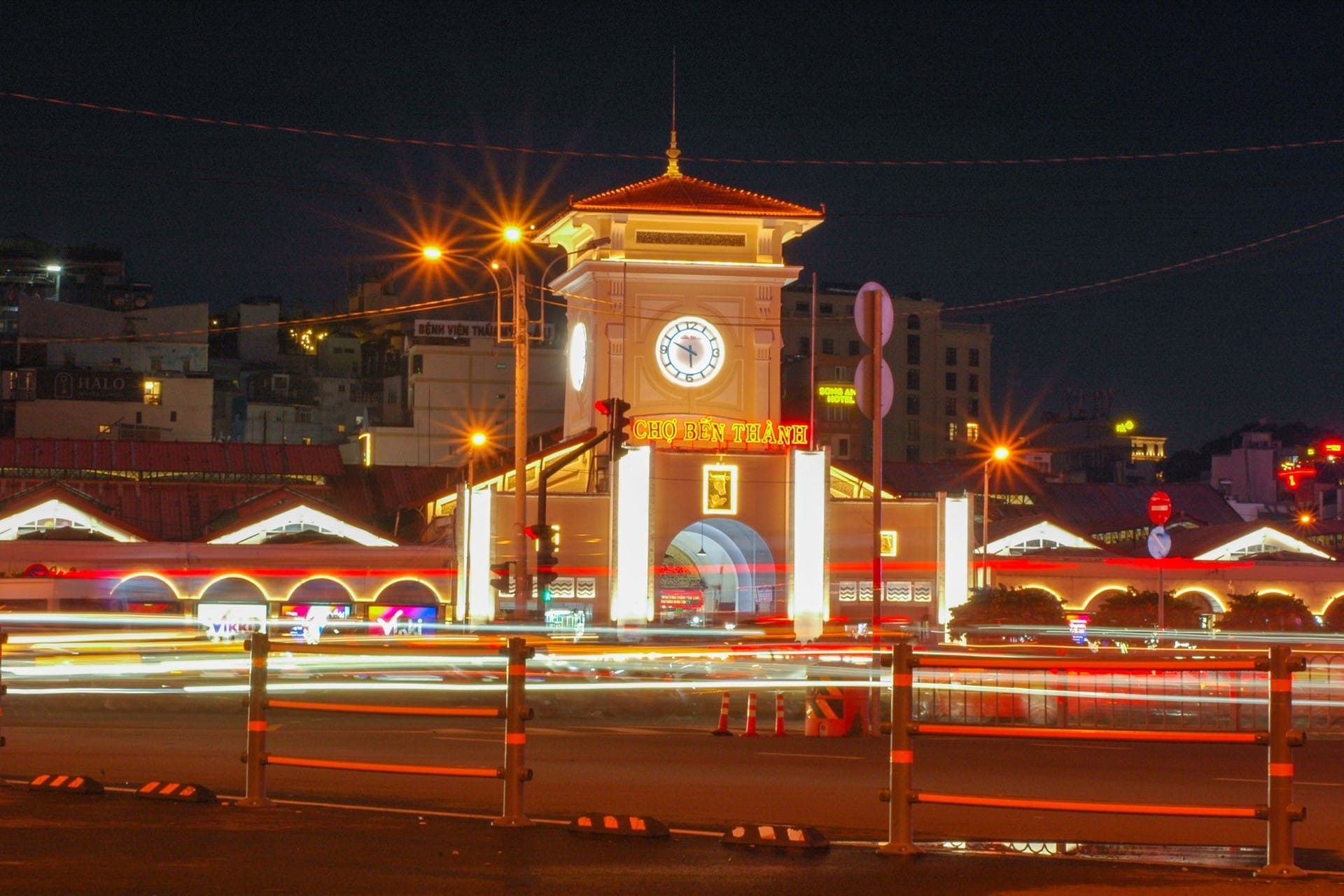 Riverfront towers and green space along the Saigon River near Thao Dien in Ho Chi Minh City