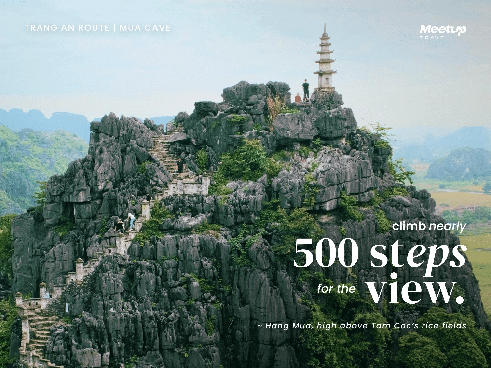 climb nearly 500 steps for the view