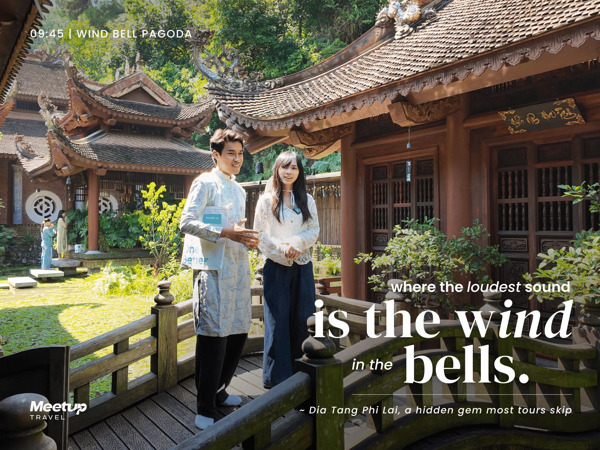 where the loudest sound is the wind in the bells