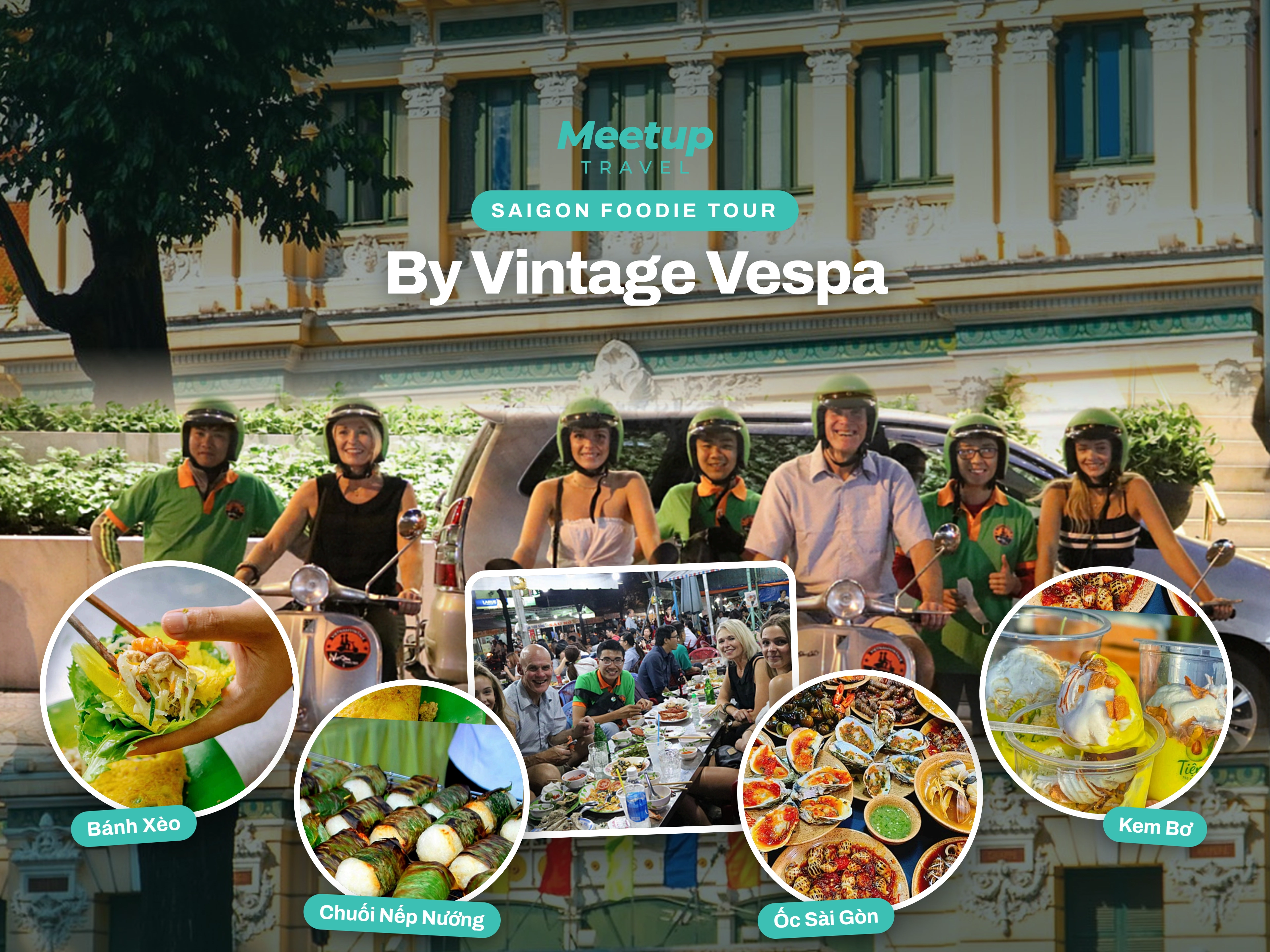 Saigon Foodie Tour by Vintage Vespa
