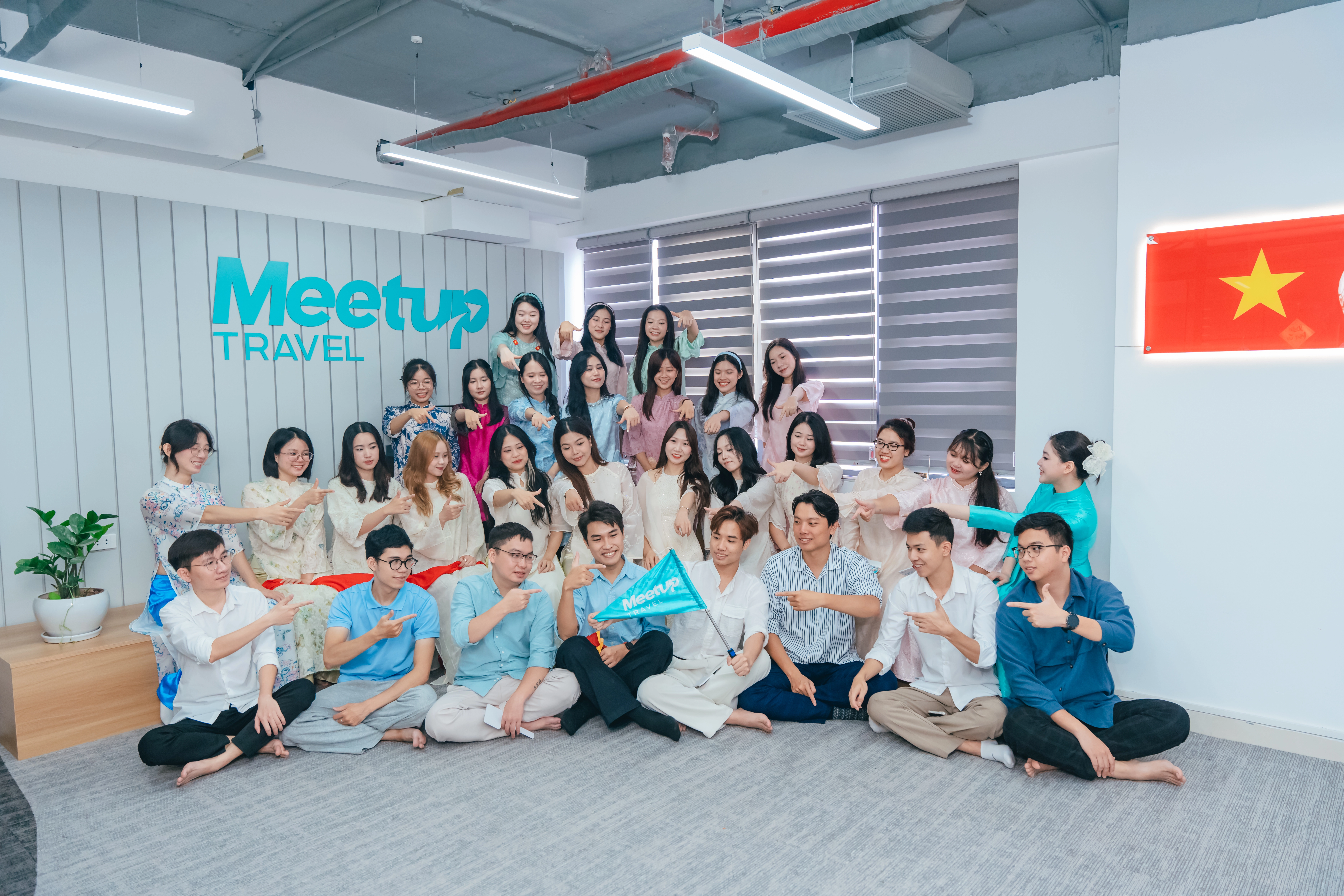 The Meetup Travel team at the Hanoi office