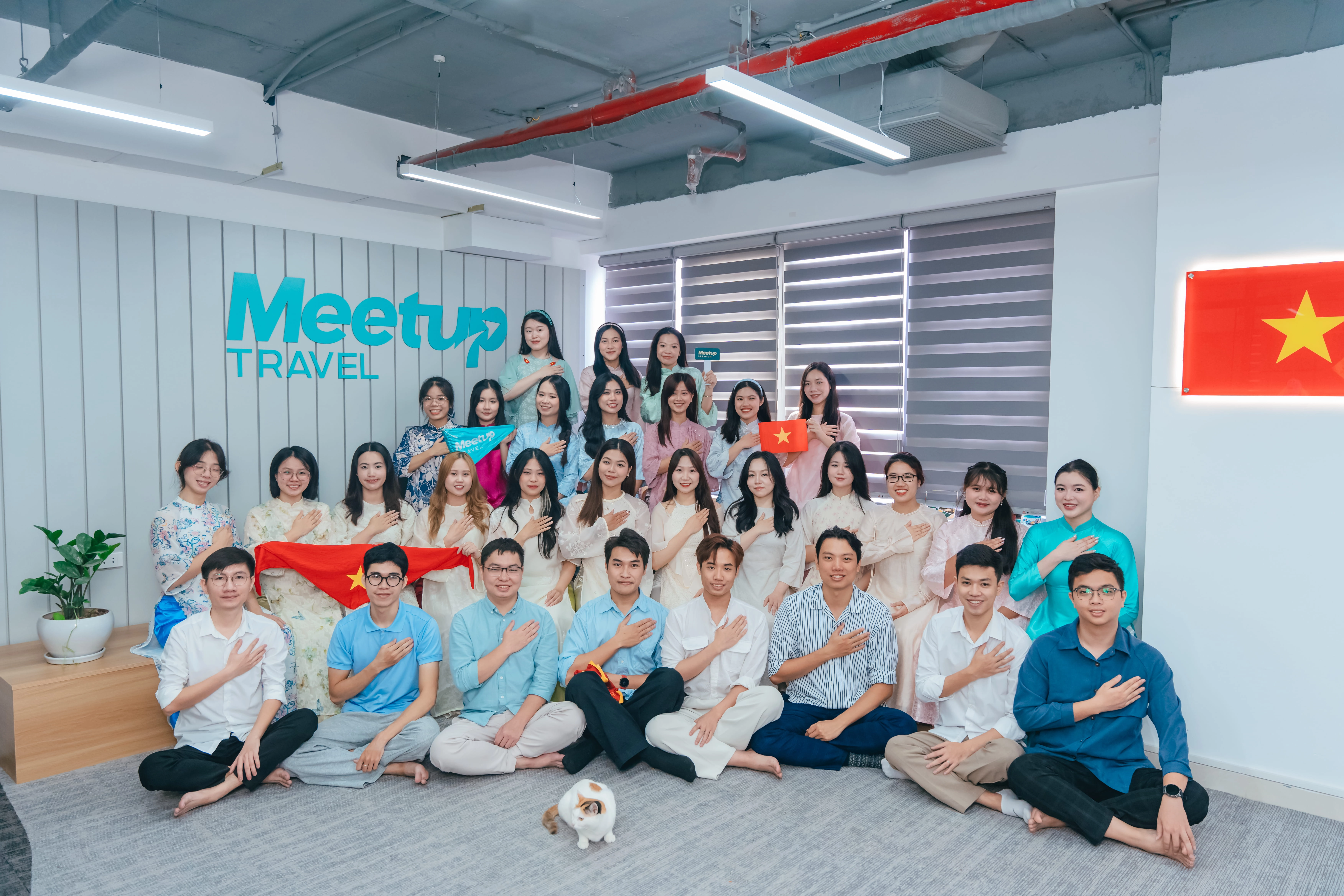 The Meetup Travel team at the Hanoi office