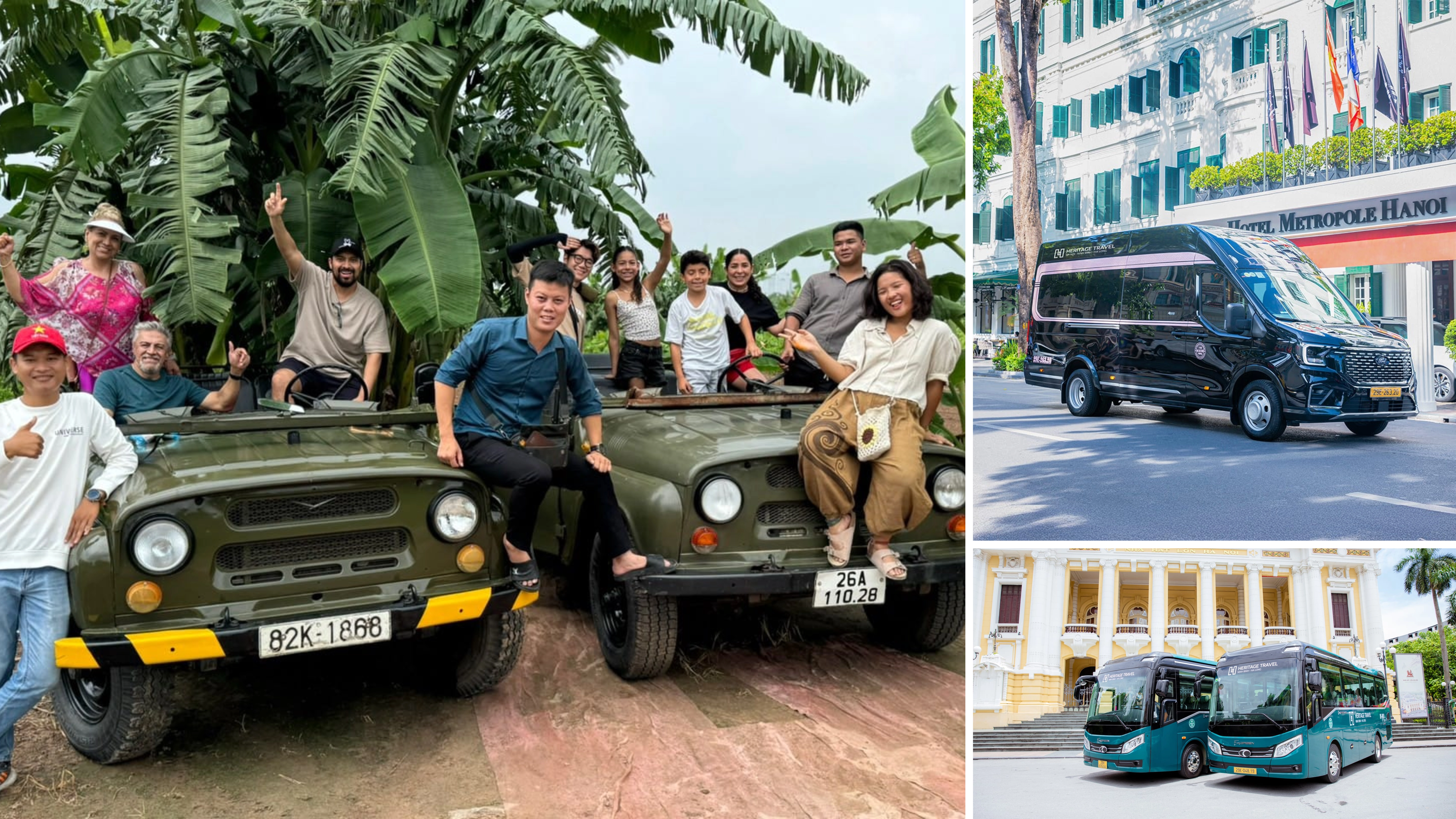 Comfortable Meetup's mean of transports for hotel pickup between Hanoi and Ninh Binh.